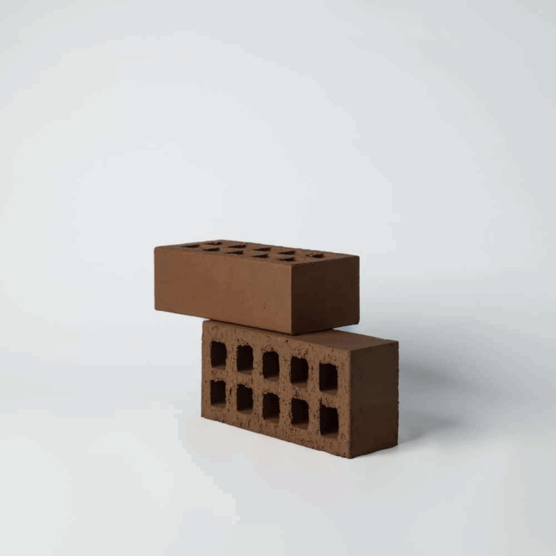 brown clay face brick