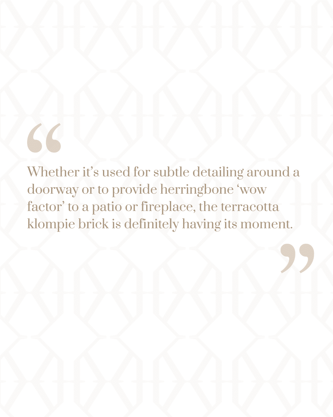 Quote excerpt from Klompie blog by Klay
