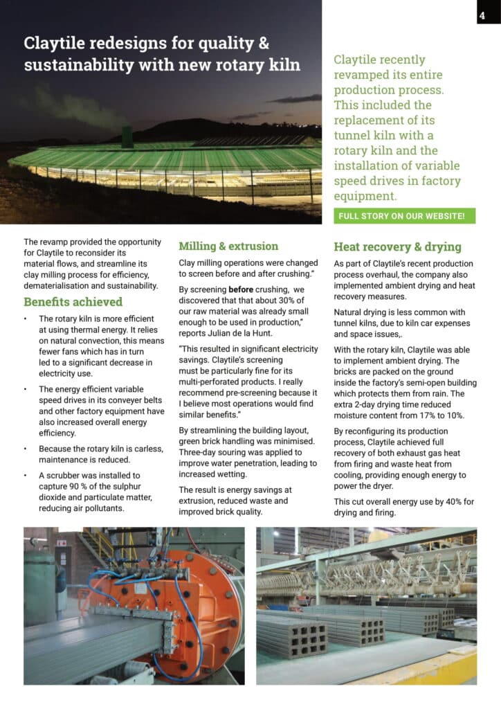 Claytile redesigns for quality & sustainability with new rotary kiln ...