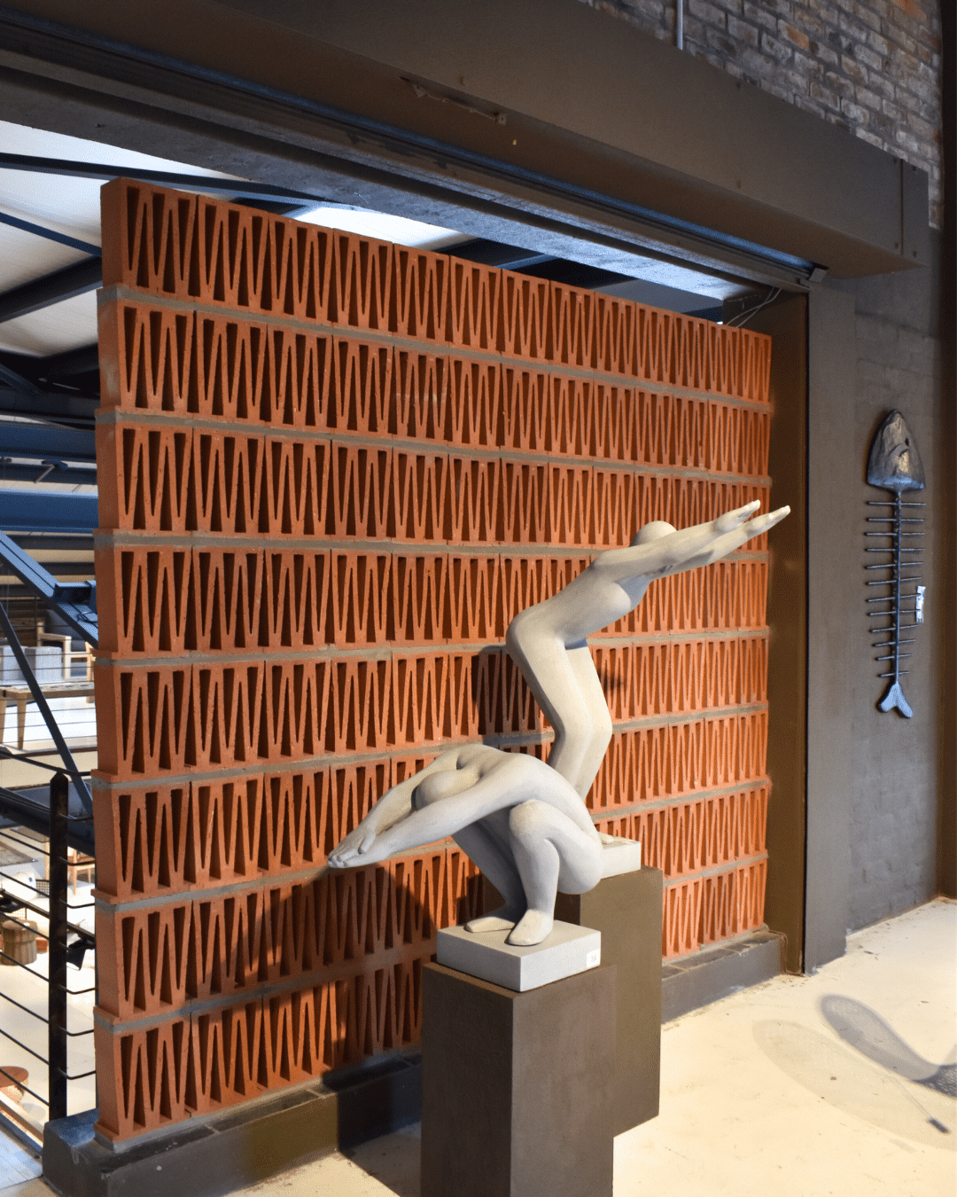 Lattice screen block wall featured in Weylandts Green Point showroom