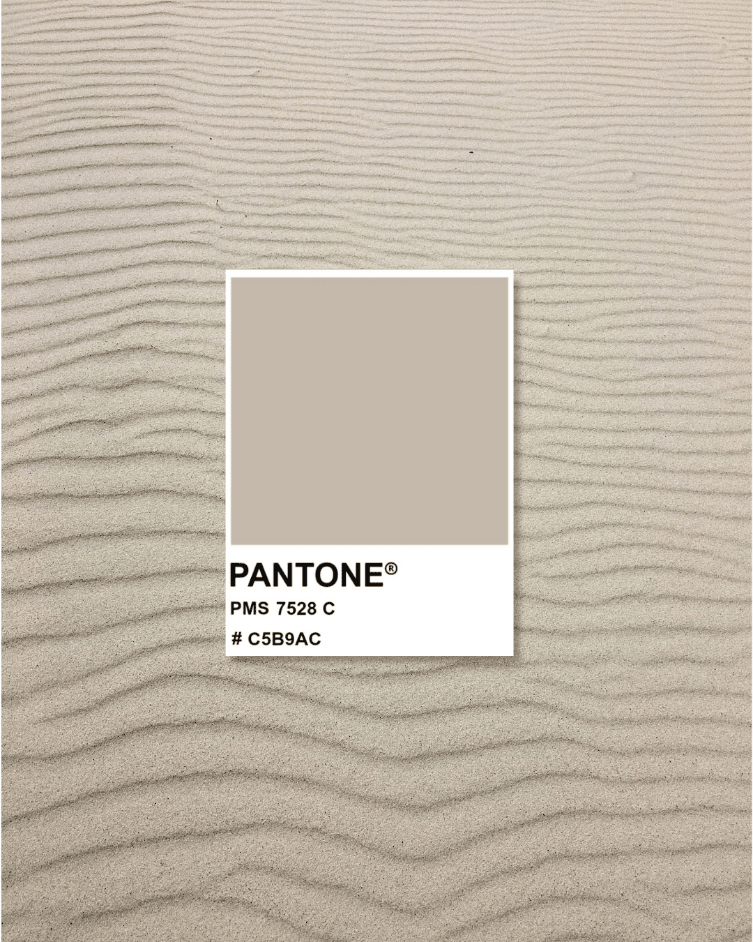 Sand colour pantone