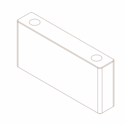 Technical Line Drawing of Screen Block